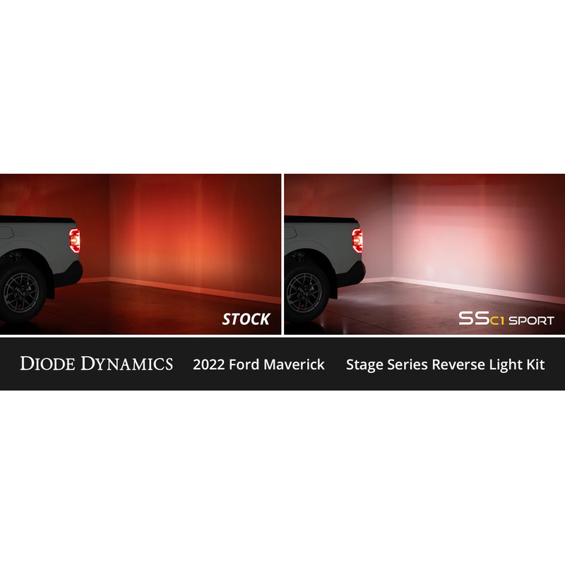  Diode Dynamics - Stage Series Reverse Light Kit for 2022+ Ford Maverick, C1 Sport